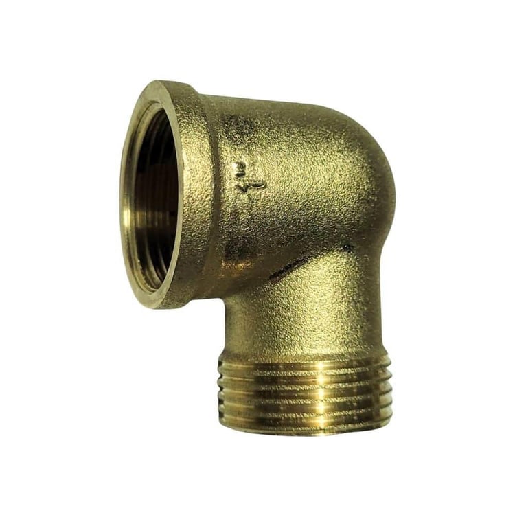 Metal Fittings (Sarı Ek Parçalar)-Diğer-Sarı Pirinç Kuyruklu Dirsek 1-sarkd25