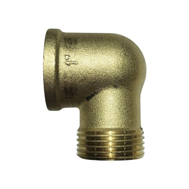 Metal Fittings (Sarı Ek Parçalar)-Diğer-Sarı Pirinç Kuyruklu Dirsek 1-sarkd25