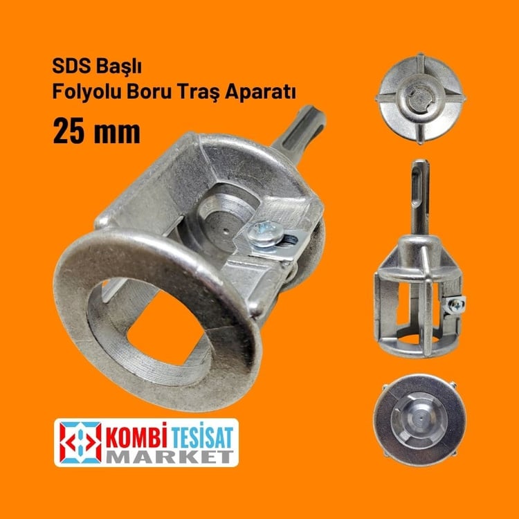 ototras25-Sds 25 mm Otomatik Folyolu Boru Tıraşlama Aparatı