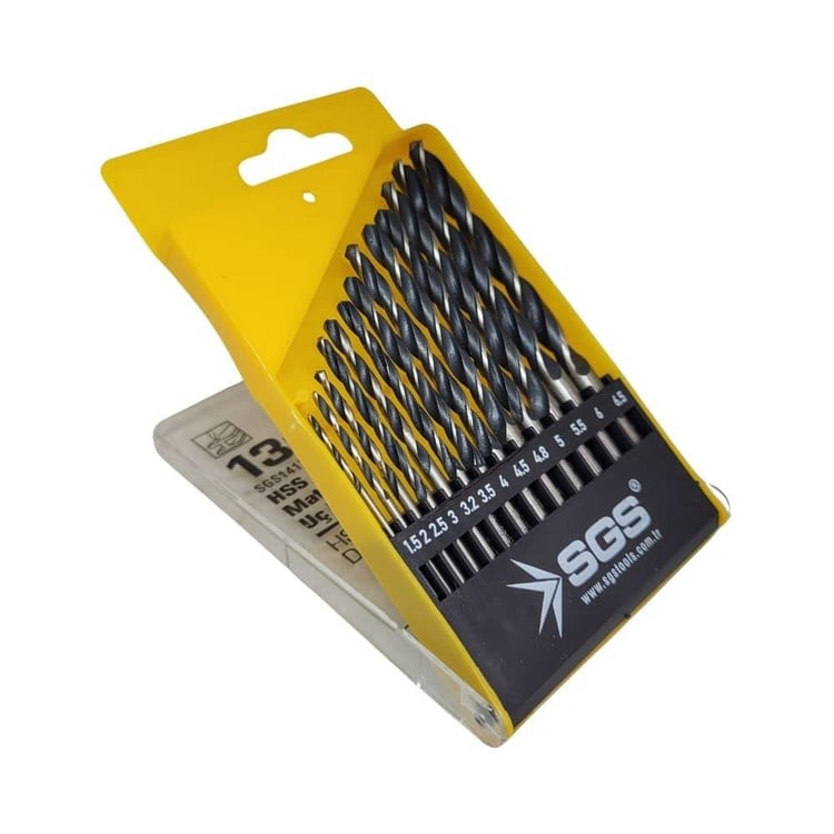 KESİCİ ve DELİCİLER-SGS-SGS 13 Parça Hss Matkap Ucu Seti-SGS1417