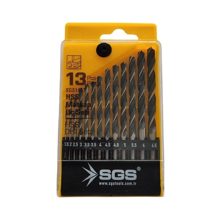 KESİCİ ve DELİCİLER-SGS-SGS 13 Parça Hss Matkap Ucu Seti-SGS1417