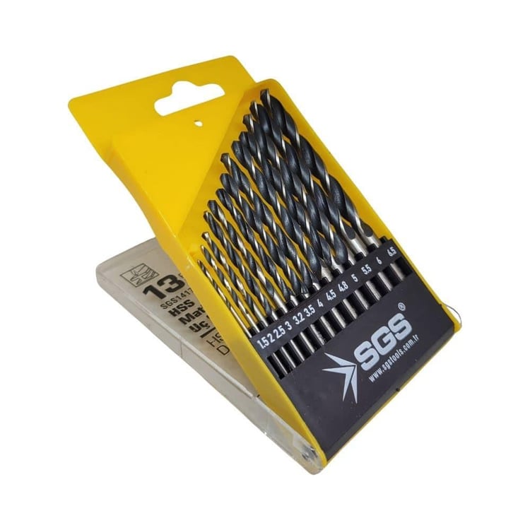 KESİCİ ve DELİCİLER-SGS-SGS 13 Parça Hss Matkap Ucu Seti-SGS1417