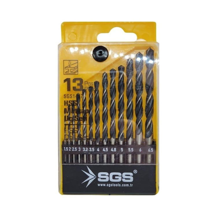 KESİCİ ve DELİCİLER-SGS-SGS 13 Parça Hss Matkap Ucu Seti-SGS1417