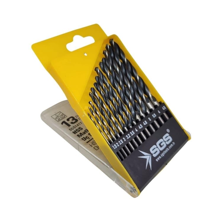 KESİCİ ve DELİCİLER-SGS-SGS 13 Parça Hss Matkap Ucu Seti-SGS1417