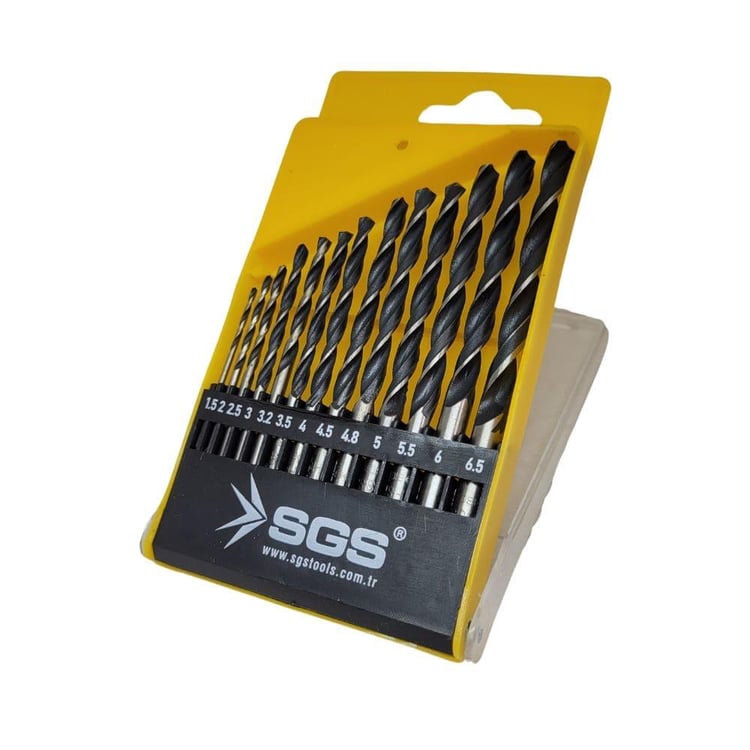 KESİCİ ve DELİCİLER-SGS-SGS 13 Parça Hss Matkap Ucu Seti-SGS1417