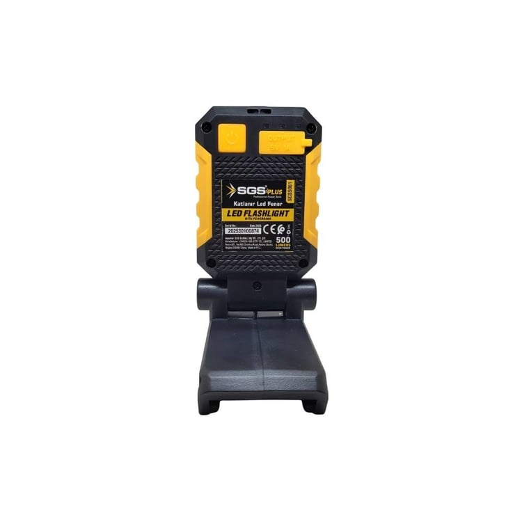 SGS5061-SGS Akü Uyumlu Katlanabilir Led Fener 20V 500 Lümen