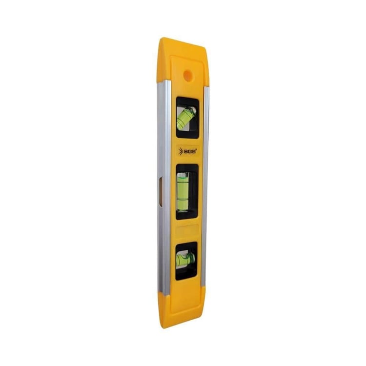 ÖLÇÜM ALETLERİ-SGS-SGS Alüminyum Mıknatıslı Su Terazisi Mini 23 cm-SGS1709