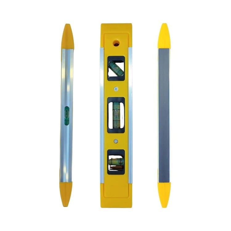 ÖLÇÜM ALETLERİ-SGS-SGS Alüminyum Mıknatıslı Su Terazisi Mini 23 cm-SGS1709