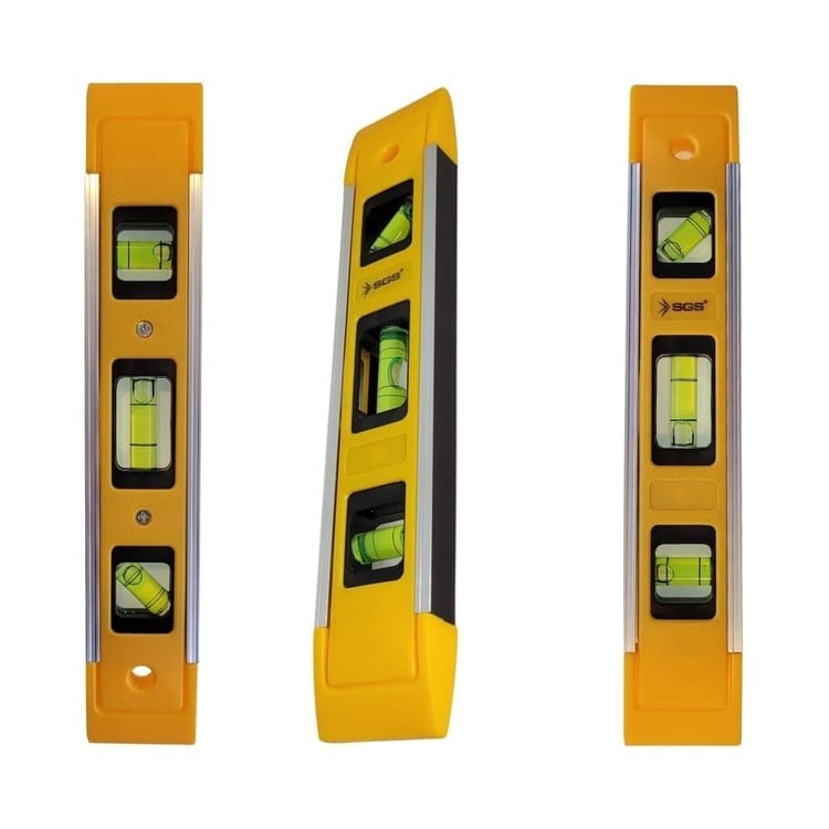 ÖLÇÜM ALETLERİ-SGS-SGS Alüminyum Mıknatıslı Su Terazisi Mini 23 cm-SGS1709