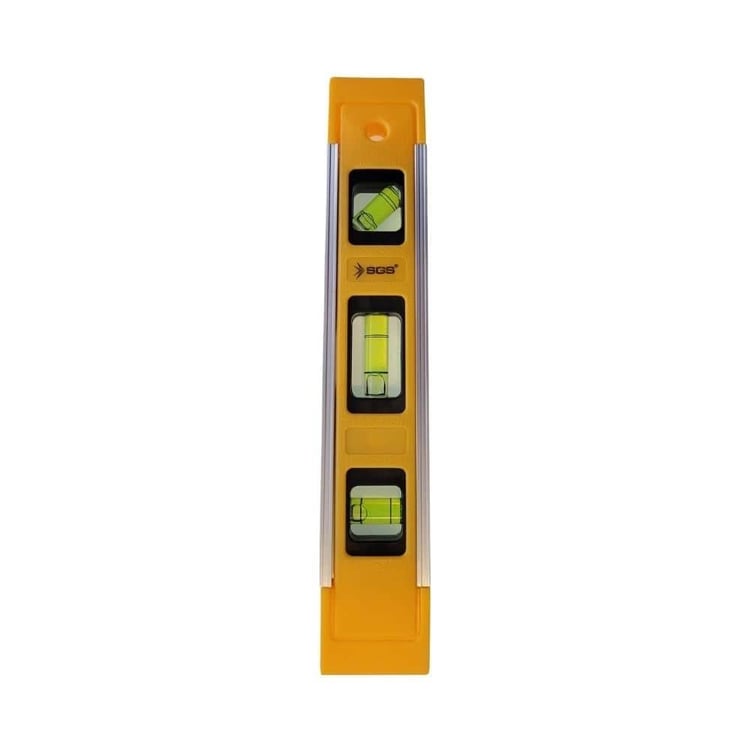 ÖLÇÜM ALETLERİ-SGS-SGS Alüminyum Mıknatıslı Su Terazisi Mini 23 cm-SGS1709