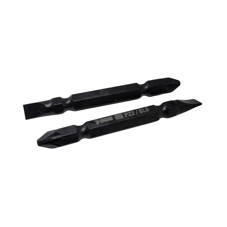 SGS3864-SGS Çift Yönlü Bits Uç Yıldız PZ2-Düz SL6 65mm
