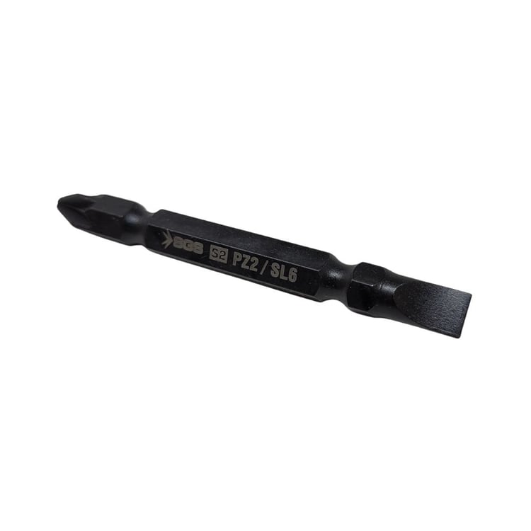 SGS3864-SGS Çift Yönlü Bits Uç Yıldız PZ2-Düz SL6 65mm