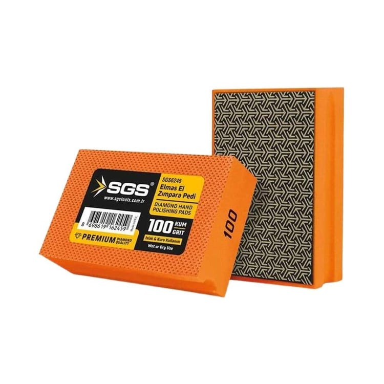 KESİCİ ve DELİCİLER-SGS-Sgs Elmas El Zımpara Pedi 100 Kum-SGS6245