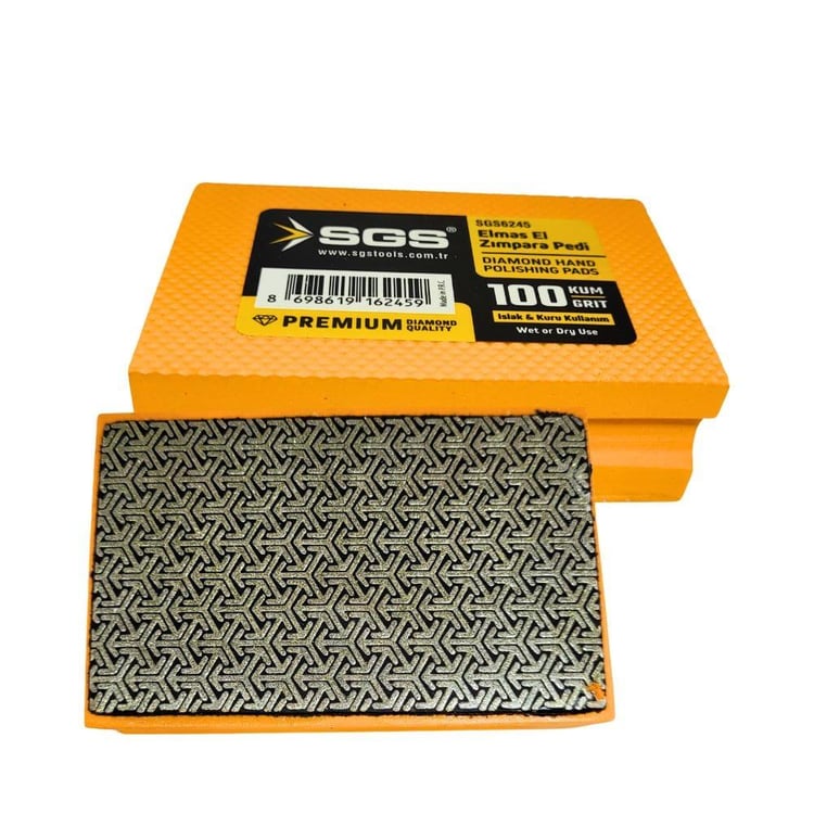 KESİCİ ve DELİCİLER-SGS-Sgs Elmas El Zımpara Pedi 100 Kum-SGS6245