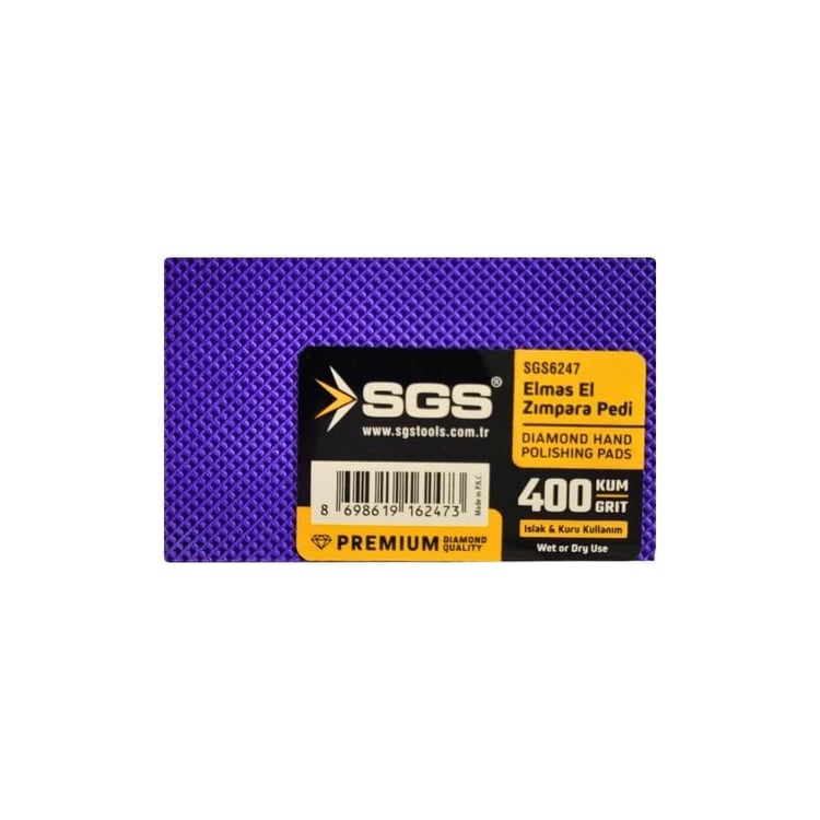 SGS6247-Sgs Elmas El Zımpara Pedi 400 Kum