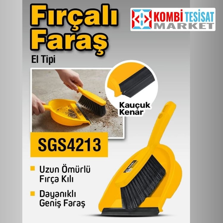 SGS4213-SGS Fırçalı El Tipi Faraş