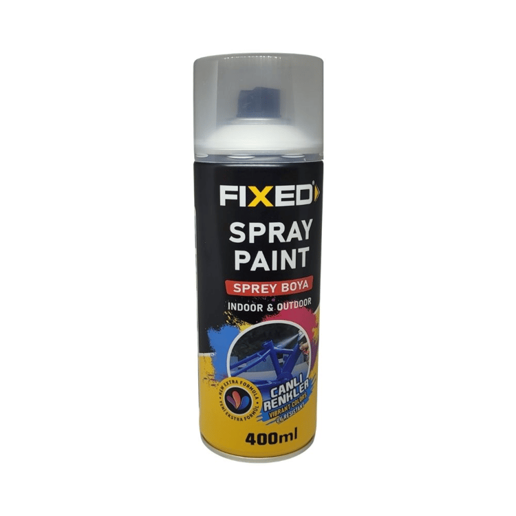 F3201-SGS Fixed Akrlik Sprey Boya - Parlak Beyaz (RAL9000) 320 gr 400 ml