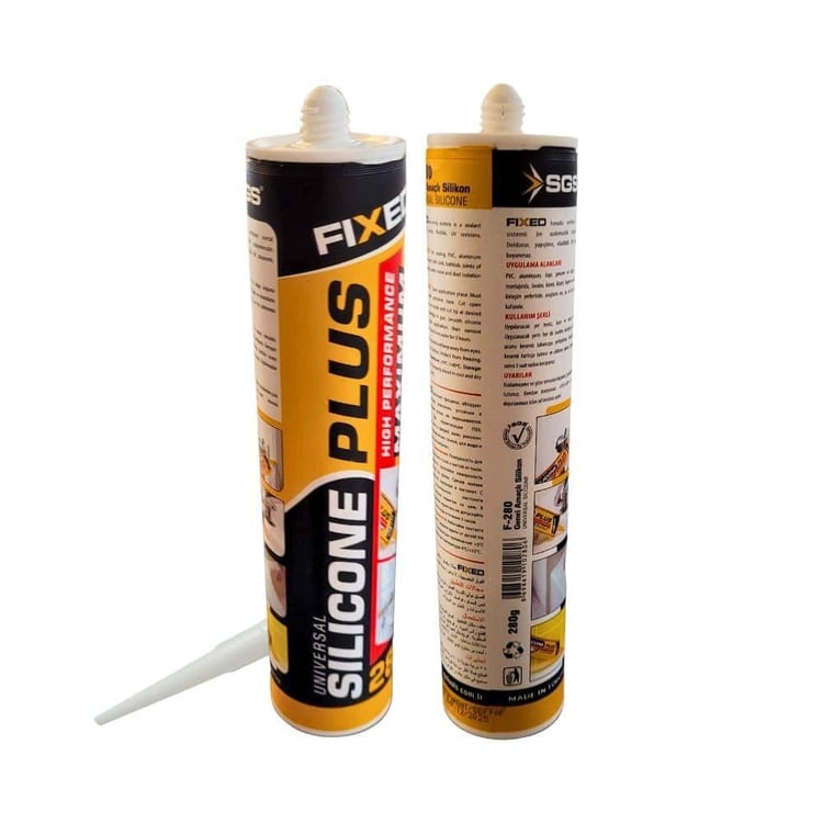 YAĞLAMA ve YAPIŞTIRMA-Diğer-SGS Fixed Genel Amaçlı Şeffaf Silikon 280 Gr-F280