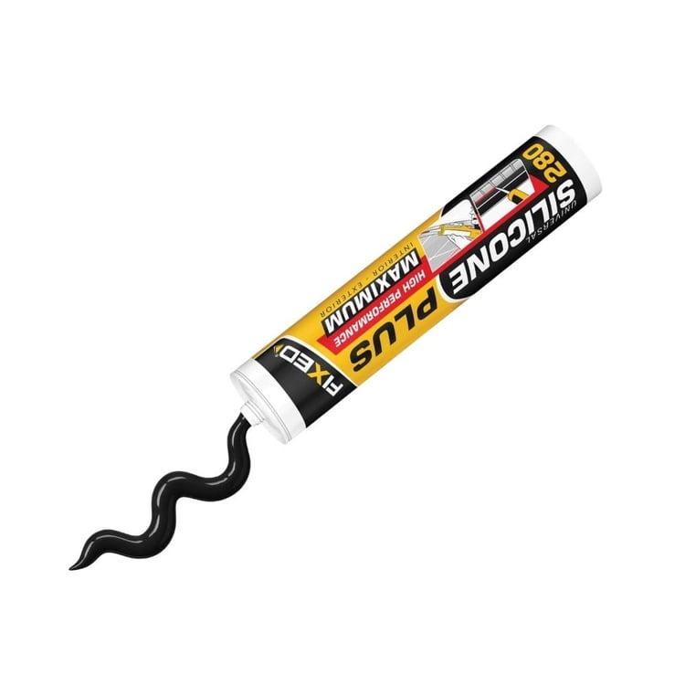 F280S-SGS Fixed Genel Amaçlı Siyah Silikon 280 Gr