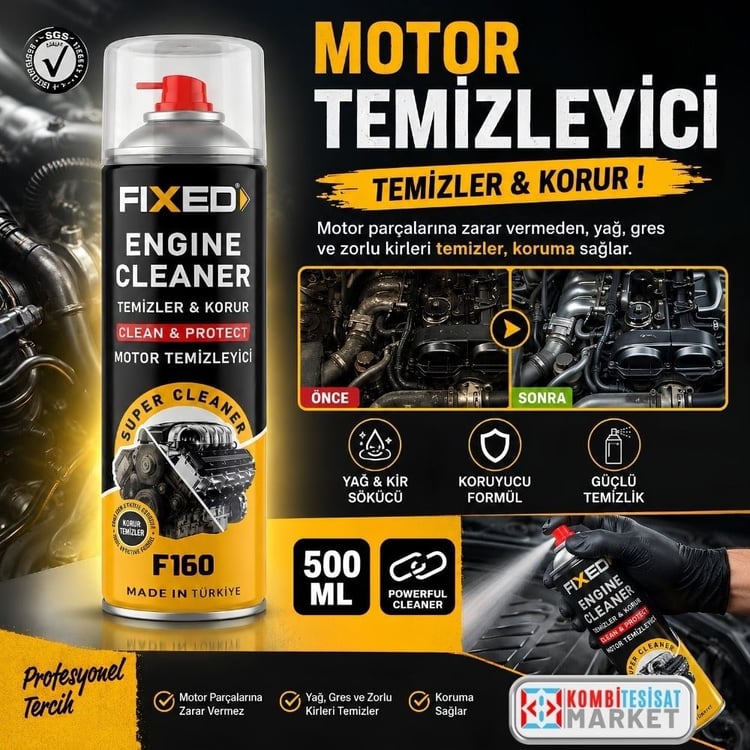 sgs-f160-SGS FIXED Motor Temizleyici Sprey 500 ml