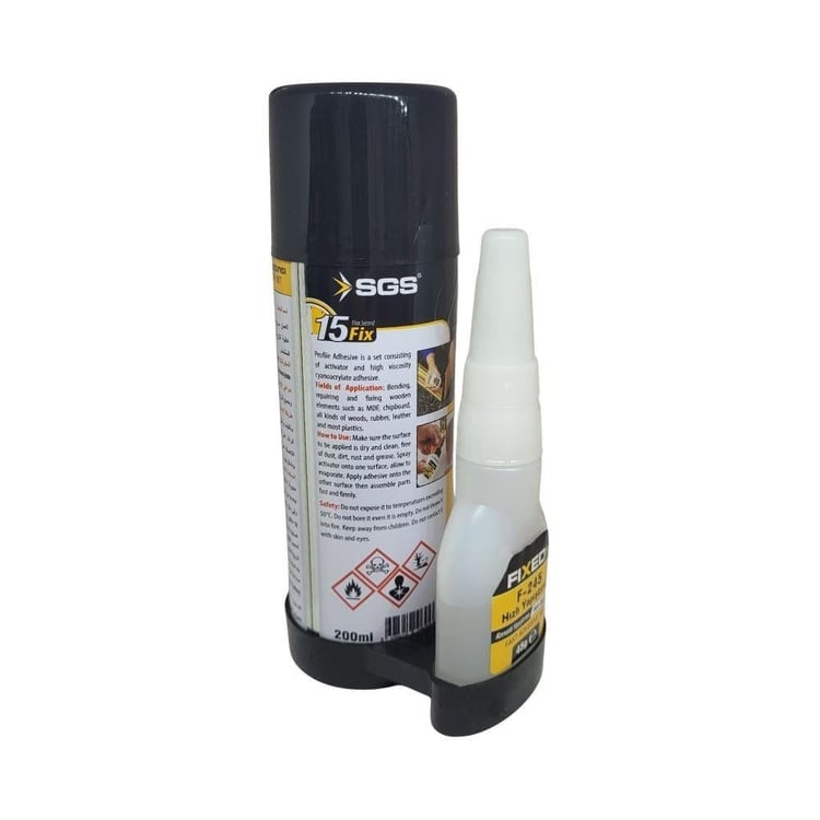 sgs-f245-SGS Fixed Profesyonel Hızlı Yapıştırıcı Set (200+45)