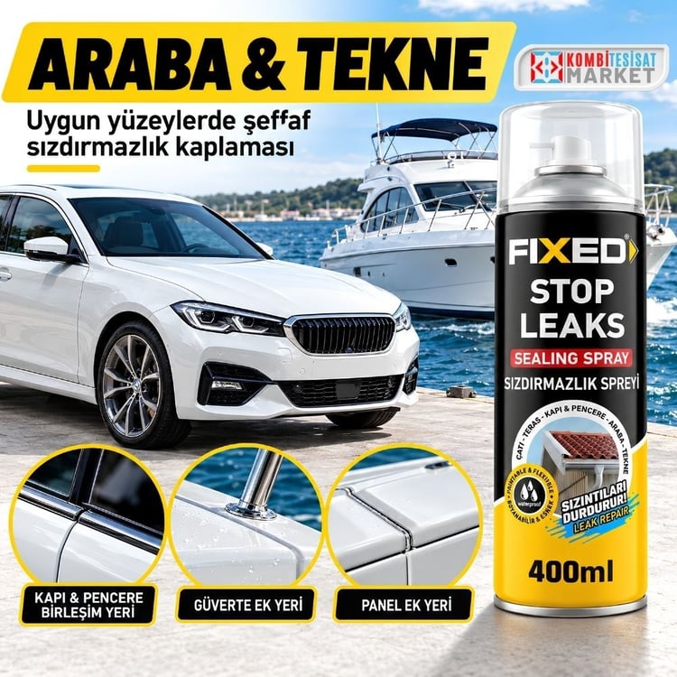 sgs-f180-SGS Fixed Sızdırmazlık Spreyi Şeffaf 400 ml