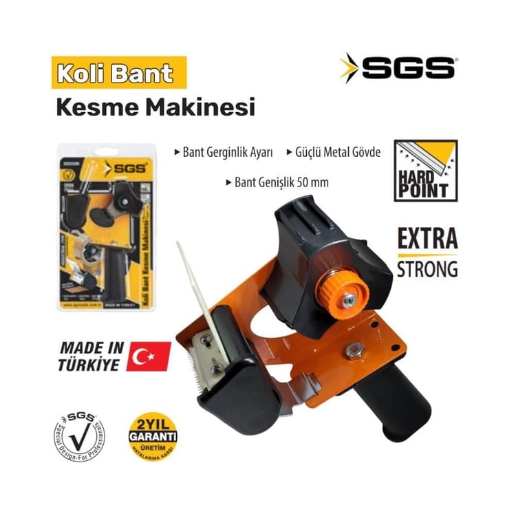 AMBALAJ ve PAKETLEME-SGS-SGS Koli Bant Kesme Makinesi-SGS2590