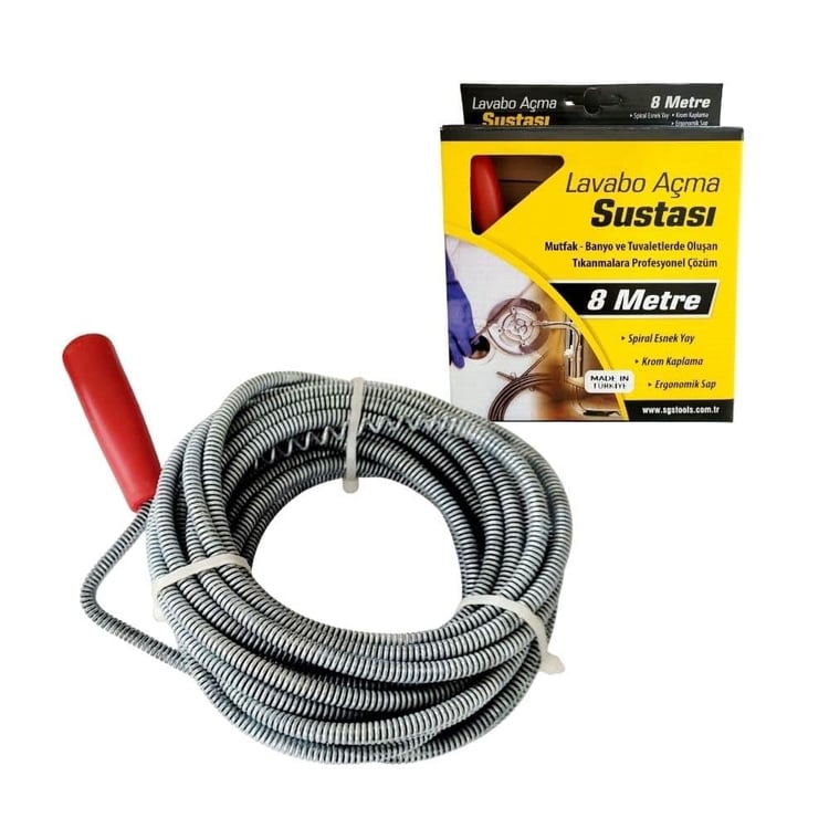 SGS973-SGS Lavabo Açma Sustası 8 Metre