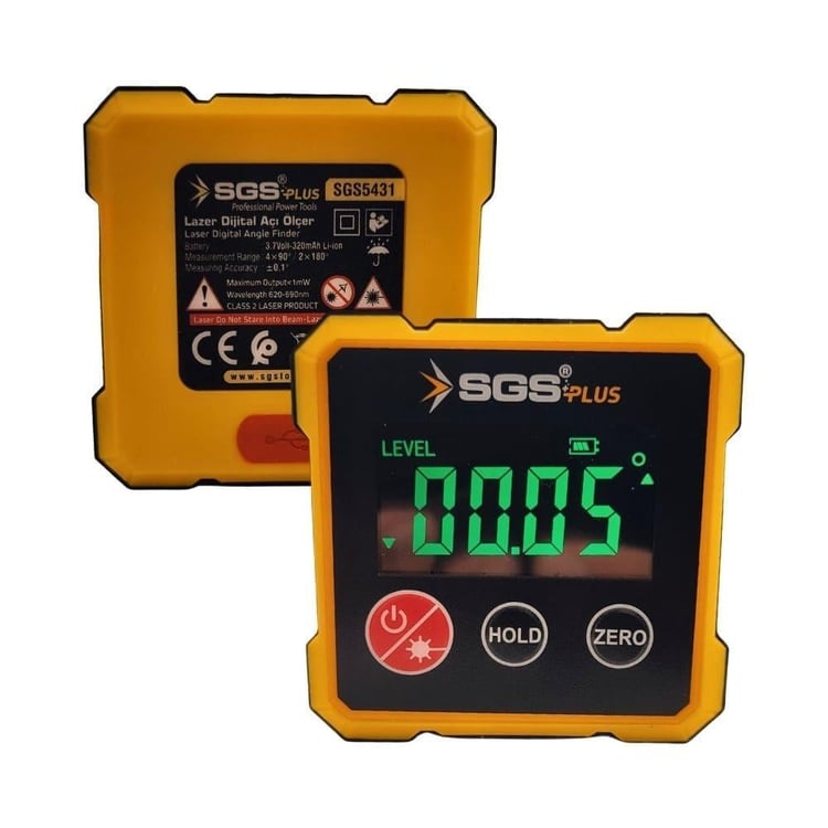 SGS5431-Sgs Lazer Dijital Mıknatıslı Açı Ölçer