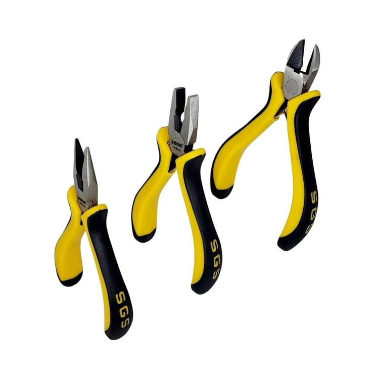 001-RC0131-SGS Mini Üçlü Pense Seti (Kargaburun-Yankeski-Kombine Pense)
