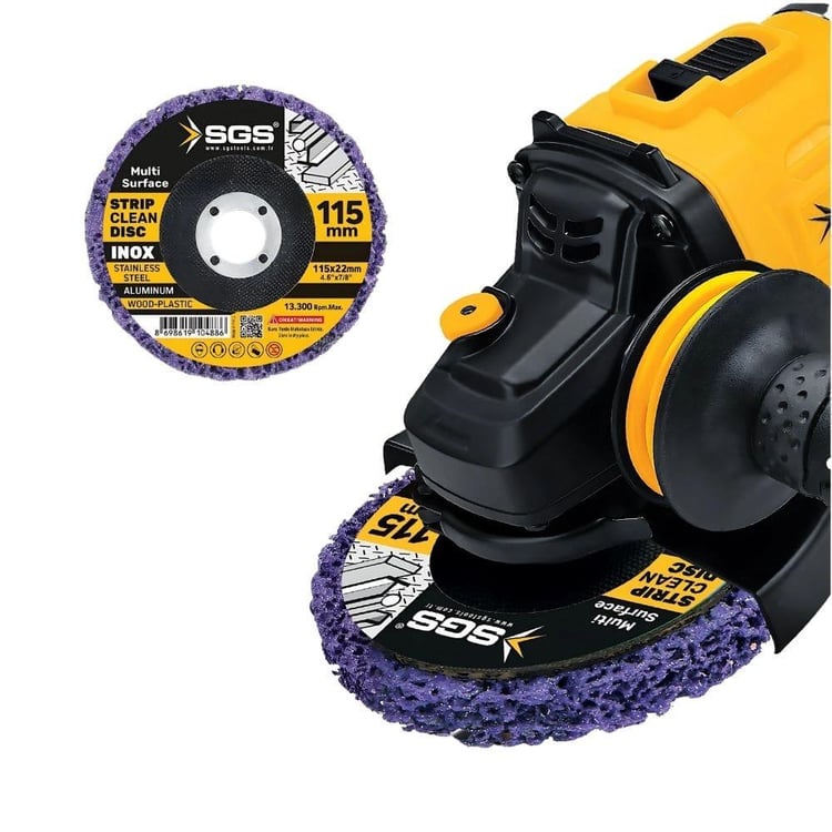 SGS495-SGS Parlatma Diski-Çok Amaçlı 115 mm (Mor)