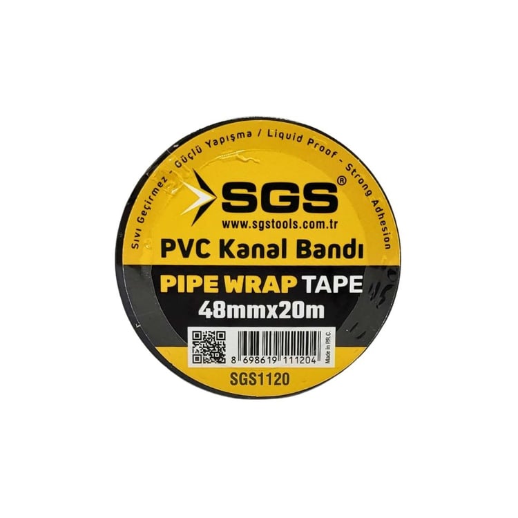 SGS1120-SGS Pvc Kanal Bandı 48 mm x 20 Metre