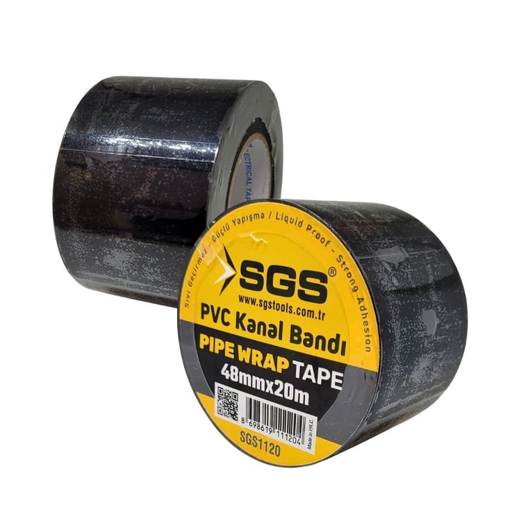 SGS1120-SGS Pvc Kanal Bandı 48 mm x 20 Metre