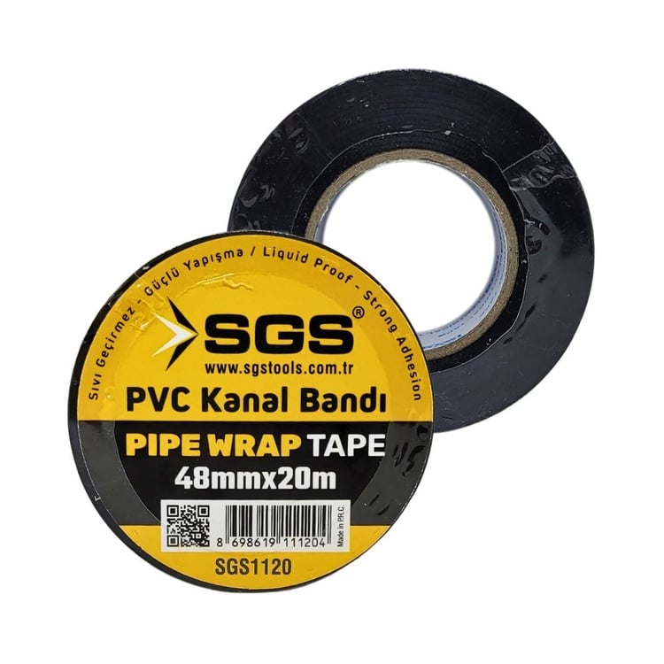 SGS1120-SGS Pvc Kanal Bandı 48 mm x 20 Metre