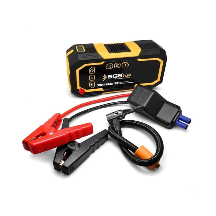 SGS5399-SGS Şarjlı Akü Takviye Ve Hava Kompresörü Dijital 16.8V 12.000 Mah 4 İn 1