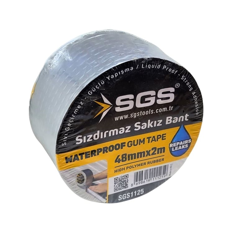 SGS1125-SGS Sızdırmaz Sakız Bant 48 mm x 2 Metre
