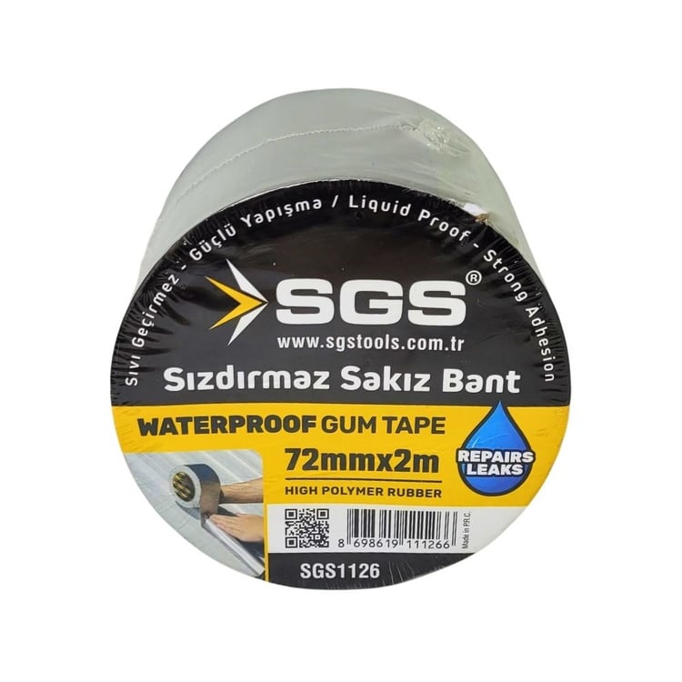 SGS1126-SGS Sızdırmaz Sakız Bant 72 mm x 2 Metre
