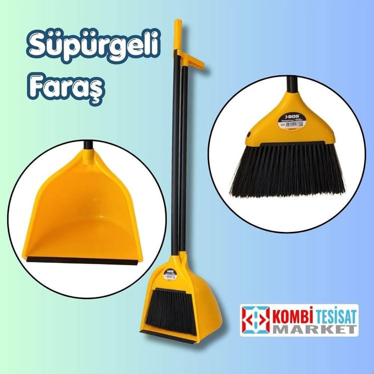 SGS4212-SGS Süpürgeli Uzun Saplı Faraş