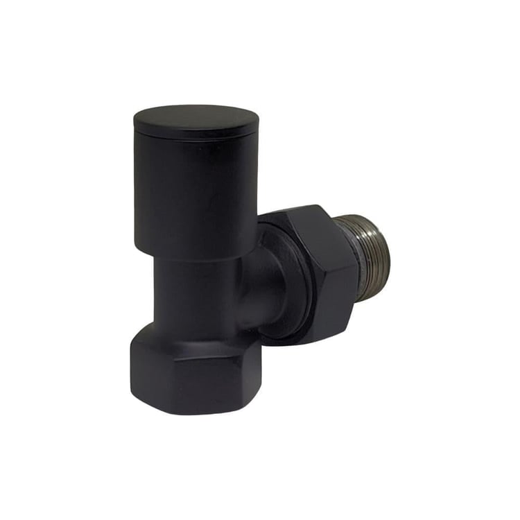 Radyatör Vanaları-Diğer-Siyah Havlupan Vanası Normal Köşe-1/2x1/2-hvs-10701