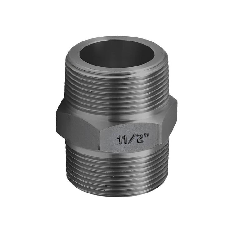Doğalgaz Fittings Malzemeleri-Trakya Döküm-Siyah Nipel 11/2