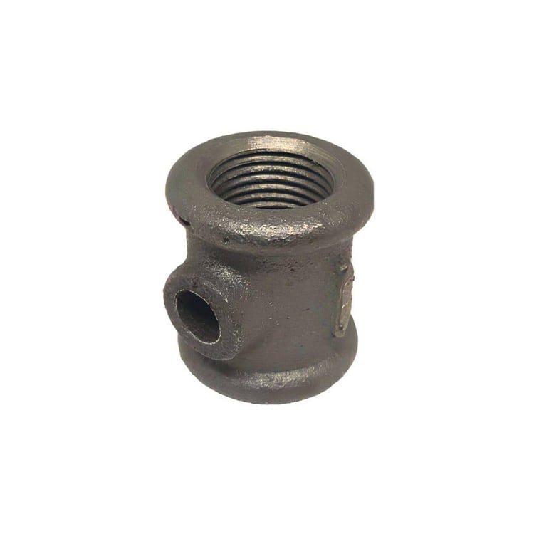 Doğalgaz Fittings Malzemeleri-Trakya Döküm-Siyah Test Manşonu 1/2 - DN15 Regülatör Test Manşonu-stm15