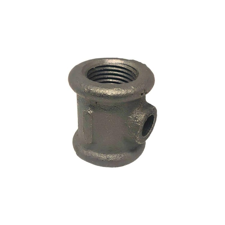 Doğalgaz Fittings Malzemeleri-Trakya Döküm-Siyah Test Manşonu 1/2 - DN15 Regülatör Test Manşonu-stm15
