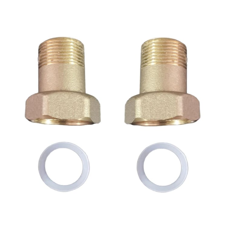 Su Sayacı Bağlantı Rekor Takımı - 3/4'' Su Saati İçin (Paket 2 Adet)-SAYAÇREK01