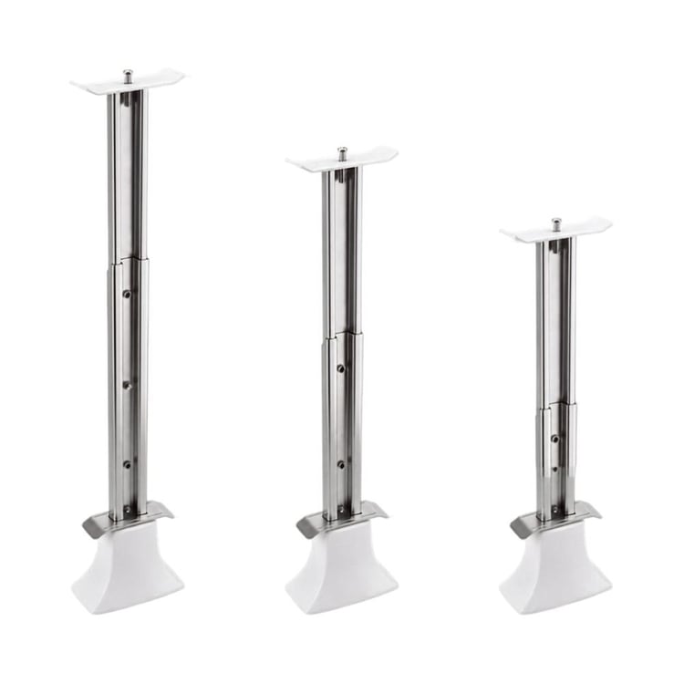 zmtelkon405060-Teleskopik Ayarlanabilir Panel Radyatör Zemin Montaj Konsolu - 40/50/60 cm Tip 22 Petek Yere Sabitleme Ayağı
