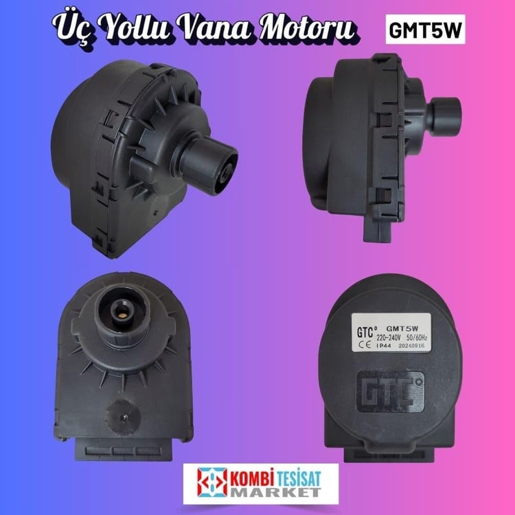 uvm-gmt5w-Üç Yollu Vana Motoru GMT5W