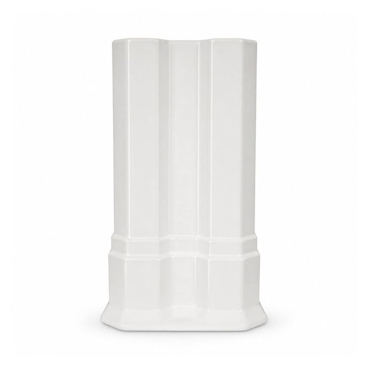 ucucb100-Uzun Çiftli Boru Gizleme Beyaz 20 cm