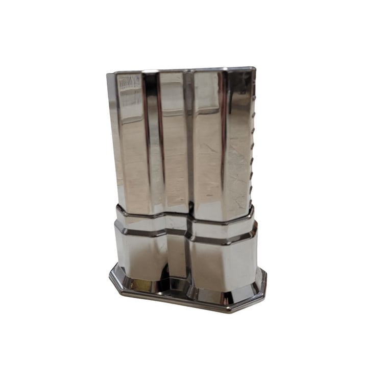 Boru Gizleme Aparatları-Diğer-Uzun Çiftli Boru Gizleme Krom 20 cm-ucucb200