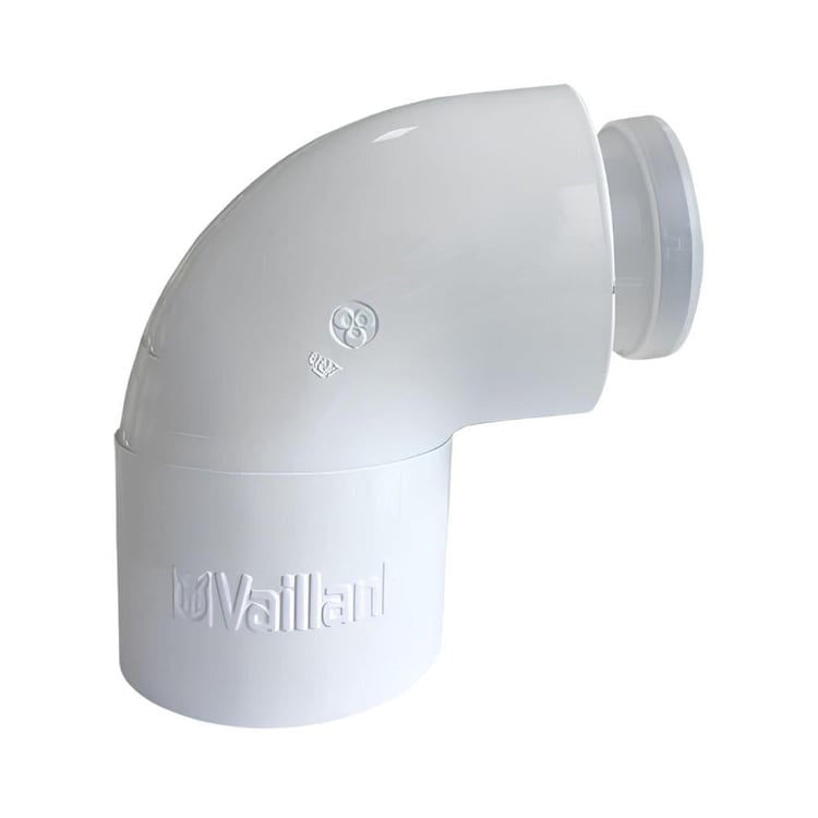 Baca Dirsekleri-Vaillant-Vaillant Yoğuşmalı Kombi Baca Dirseği 90 Derece-vaillantbacadirsek90