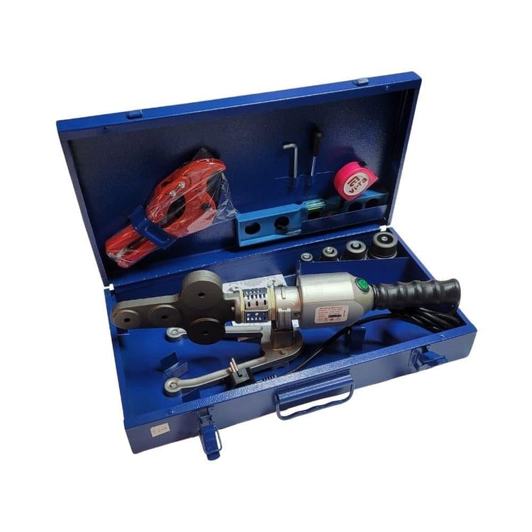 KAYNAK MAKİNELERİ-Vira-Vira F-2010 Plastik Kaynak Makinesi Çantalı Tam Takım 1000 W-vira-km-f2010t