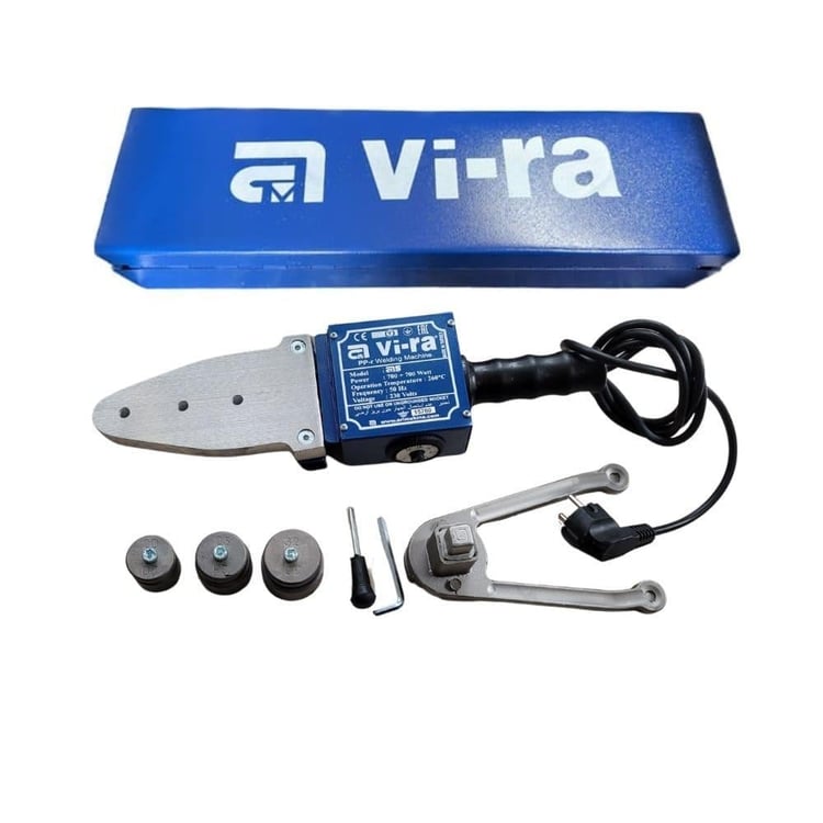 Kaynak Makineleri-Vira-Vira Mini AS Plastik Kaynak Makinesi Çantalı 1400 W-vira-km-minias